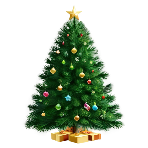 Christmas tree no toys - icon | sticker