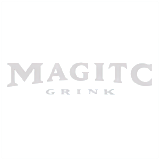 the logo of the musical group magic drink is minimalistic monochrome - icon | sticker