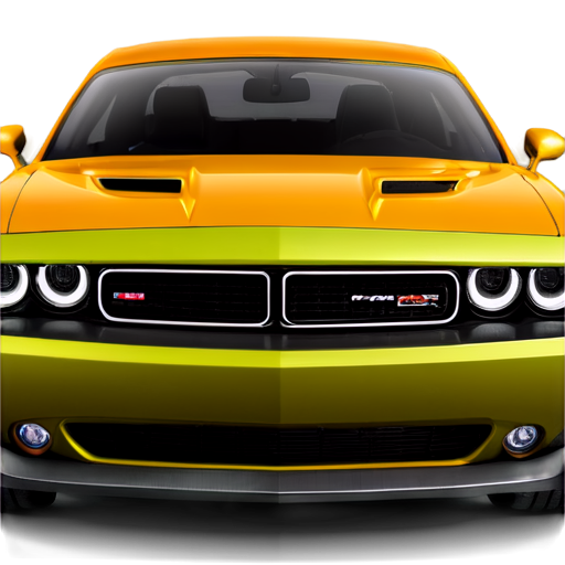 headlights dodge challenger - icon | sticker