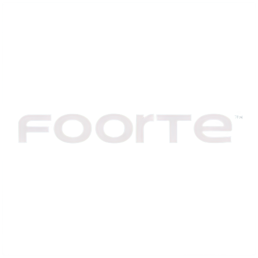 make a minimalist logo with FORTE written on it, and something in the background, no matter what. - icon | sticker