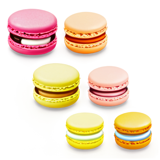 macaron funny cute - icon | sticker