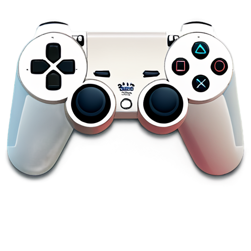 playstation gamepad. colorized, flat style - icon | sticker