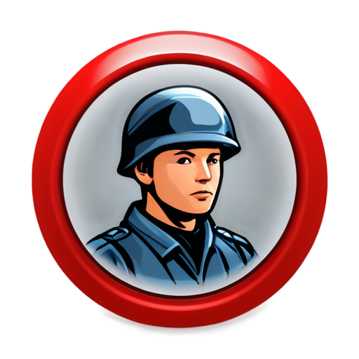 conventional guard icon - icon | sticker