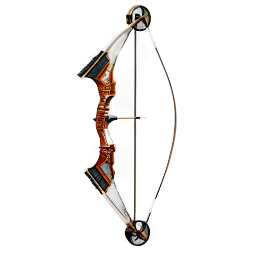 fancy archery bow - icon | sticker