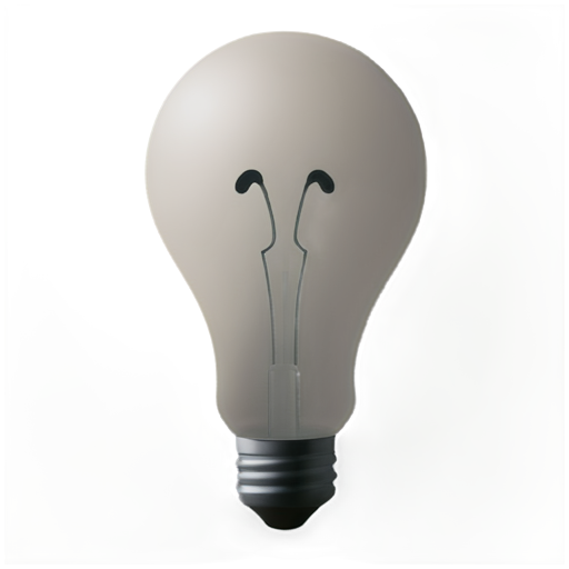 A lightbulb or a thinking face icon to represent creativity and personal reflection. - icon | sticker