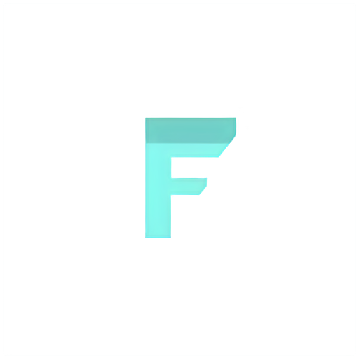 Design a flat logo with the letters F and C - icon | sticker