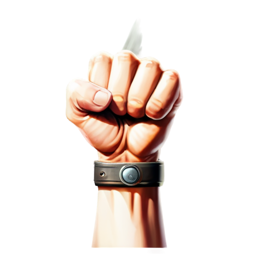 high fist guard animated icon - icon | sticker