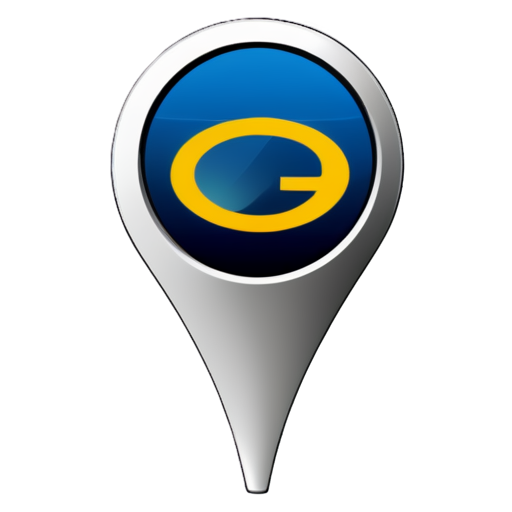 a pin marker that will be put i maps to allow tourists to know this is a shopping place - icon | sticker