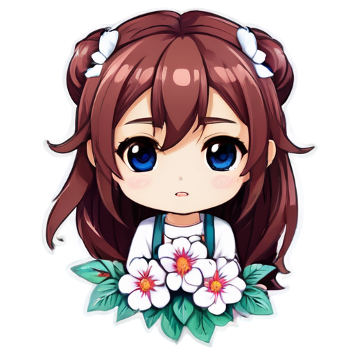 bouquet of flowers - icon | sticker