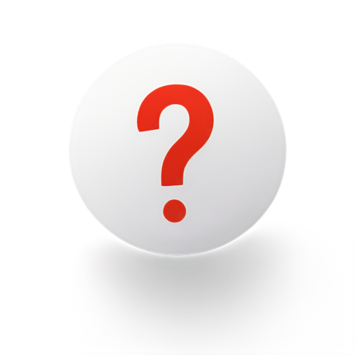 question button old style - icon | sticker