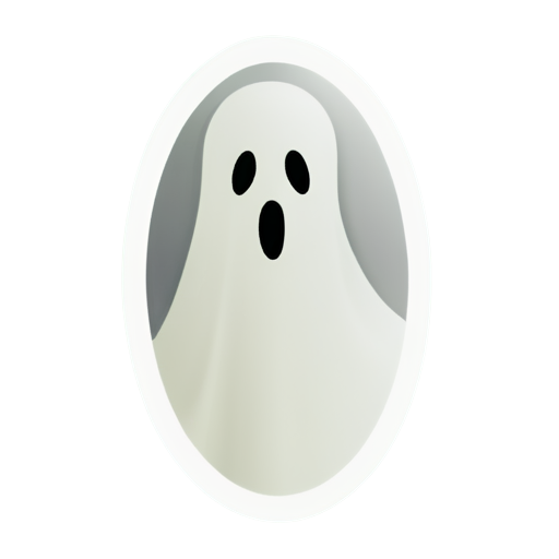 ghost in the mirror, horror. - icon | sticker