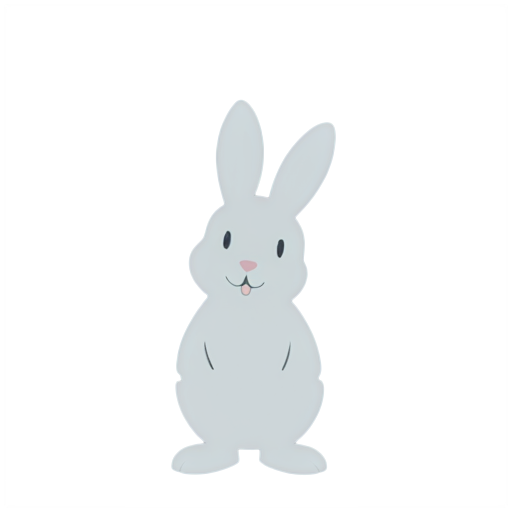 Happy bunny - icon | sticker