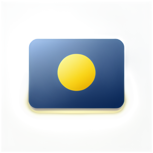 generator a icon of "PAN card permission withdrawal by user " color shades is used blue shades and light lemon yellow shades - icon | sticker