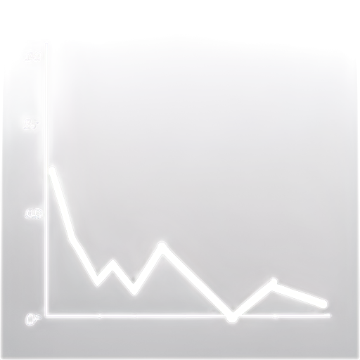 Increasing line chart icon, simple, black/grey/white colours - icon | sticker