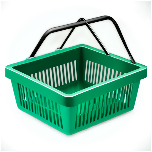 a shopping basket - icon | sticker