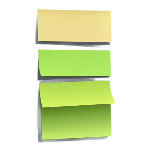 a sticky note browser tab, flat style, green - icon | sticker