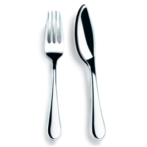 logo for a team that polishes cutlery - icon | sticker