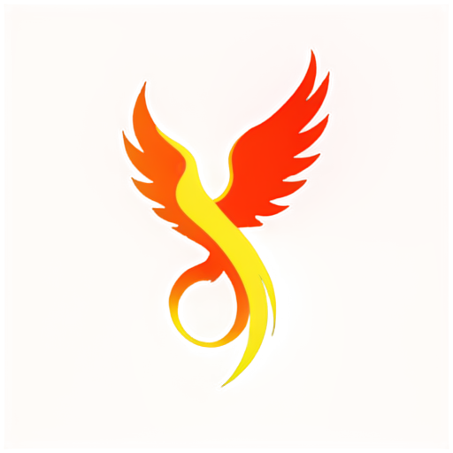 Red Fire Phoenix - icon | sticker