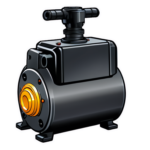 hydraulic pump - icon | sticker