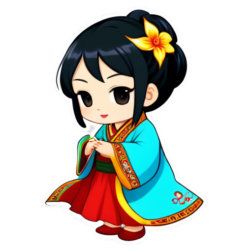 traditional chinese music - icon | sticker