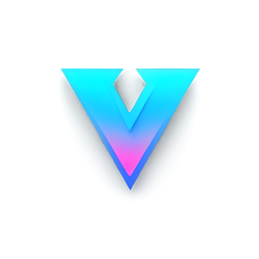 fluid color Creativity. Visual communication poster design. letter V logo Free Vector - icon | sticker