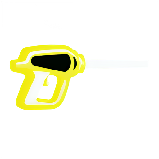 make simple png symbol of a pressure washer gun squirting - icon | sticker