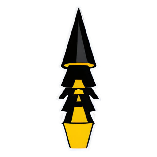 five tiered funnel representing the candidate hiring process - icon | sticker