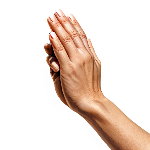 hands praying - icon | sticker