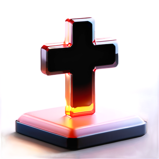 a cross on the Church - icon | sticker