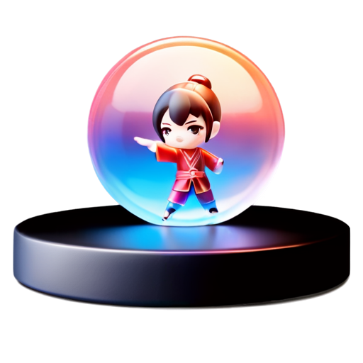 Tai chi icon with syzygy - icon | sticker