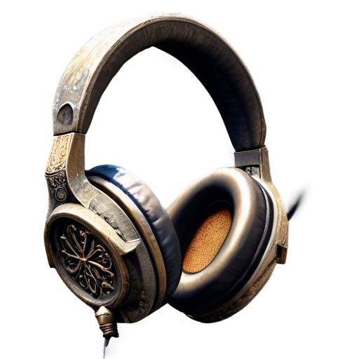 medieval headphones - icon | sticker