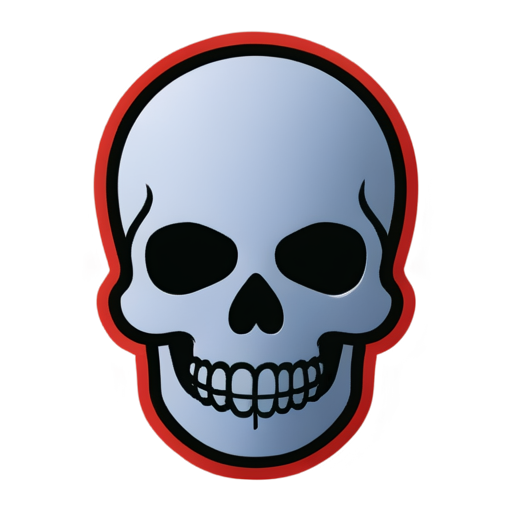 skull+ Flat UI + Sticker + Stick Logos - icon | sticker
