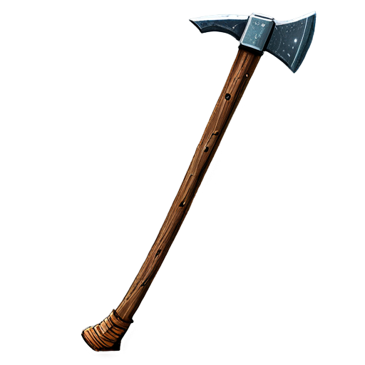 artistic art style mining pickaxe - icon | sticker