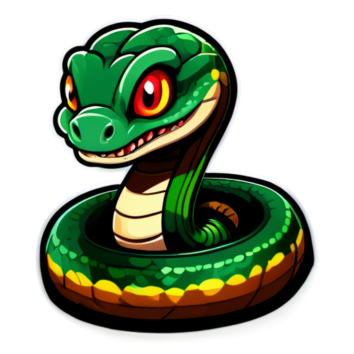 horror snake - icon | sticker