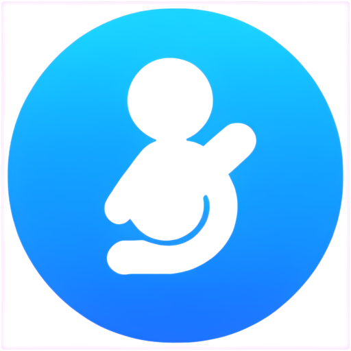 an app icon for disabled children language learning and evaluation - icon | sticker