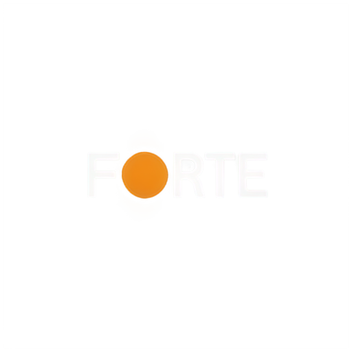 сделай логотип минималистичный с надписью FORTE - icon | sticker