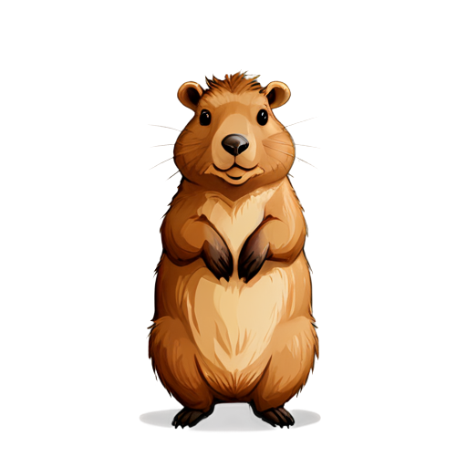 cute capybara - icon | sticker