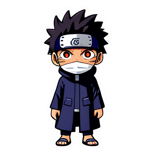 obito with mask - icon | sticker