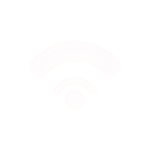 Wi-Fi icon, sible line, bw - icon | sticker