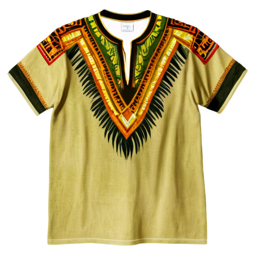 simple poor tribal jungle shirt made of grass - icon | sticker