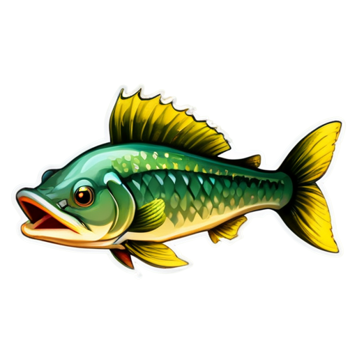 pike fish - icon | sticker