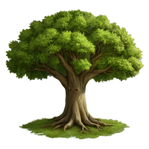 medieval elm tree - icon | sticker