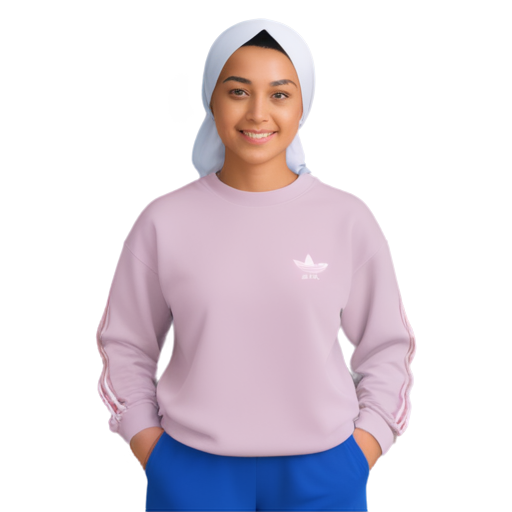 pink style, kind fashion adidas muslim girl, wants everyone to be happy, earns money - icon | sticker