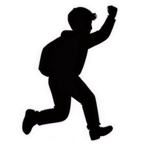 Success icon, a person jumping - icon | sticker