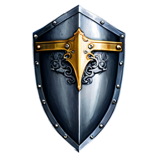 knight Shield and a helmet - icon | sticker