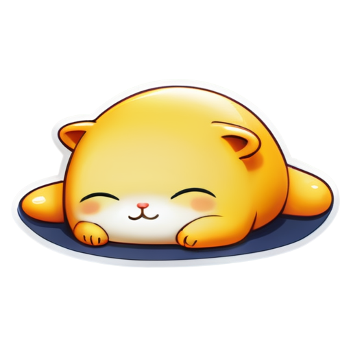 funny sleeping moment - icon | sticker