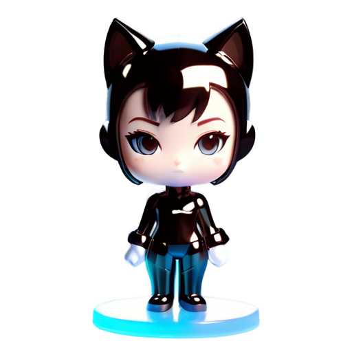 catwoman by flat style - icon | sticker