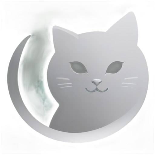 design a symbol for a small cat - icon | sticker