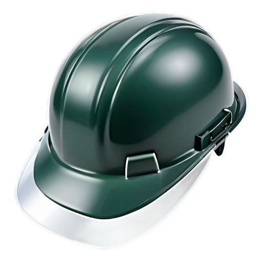 Protective helmet with blank and with pencil - icon | sticker
