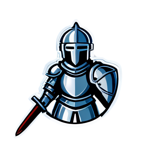 knight icon outline icon - icon | sticker